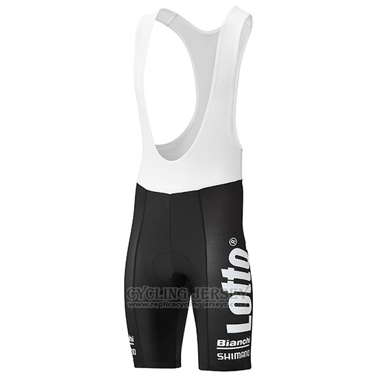 2017 Cycling Jersey Lotto NL Jumbo Jumbo Yellow Short Sleeve and Bib Short